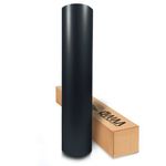 Satin Flat Matte Stealth Jet Black Vinyl Wrap Roll with Air Release Technology (6ft x 5ft)