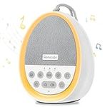 Homecube White Noise Machine, Portable Sleep Sound Machine with 29 Non-Looping Sounds, Continuous or Timer Sound Therapy for Baby/Kids/Adults, Rechargeable Battery and USB Powered