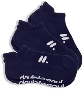 doublesoul Men & Women 3 Pack Low Socks, Ankle Socks, Organic Cotton