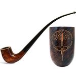 10.2'' Long Tobacco Smoking Pipe Broken Sword, Tolkien - (26cm) for 9mm Filter. Worldwide Shipping.