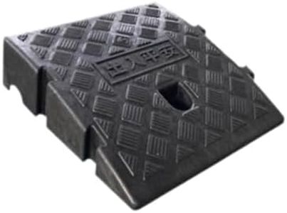 VELURA Curb Ramp Practical Curbside Bridge Ramp for Parking Lot Garage Loading Dock Height 7 cm Black|1 Car Wheel Driveway Ramp|Access Ramps| Medical, Mobility & Disability