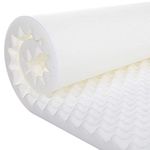 Gilbin Foam Mattress Topper, Egg Crate Hi-Density Foam Pad, Mattress Topper Convoluted Foam for Pain Relief on Pressure Sores Cot Size 30" x 74" Fits Camp Cots