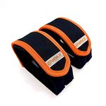 ONIPAX 1 Pair Bike Pedal Strap Toe Clips Straps Tape (Orange)