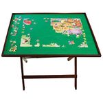 Bits and Pieces - Foldaway Jigsaw Puzzle Table - Set Up Puzzle Fun Anywhere - Folds Flat for Easy Storage When Not in Use - Puzzle Accessories