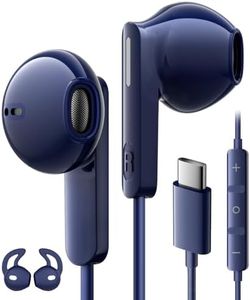 USB C Headphones for Samsung Galaxy S25 S24 S23 Ultra S22 A56 A55 A54 A35 A16 USB C Earphones with Mic Wired Earbuds Type C Earphones for iPhone 17 16 15 Pro Max Plus iPad Pro Air 5 Mini 6 Pixel 9 8