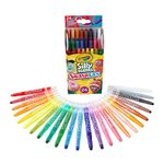 CRAYOLA 24 Ct Silly Scents Mini Twistables Scented Smashups Crayons