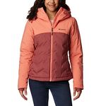 Columbia Women's Grand Trek II Down Jacket, Beetroot/Faded Peach, Large