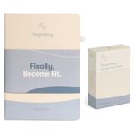Weightlifting Transformation Journal and Elevate Exercise Cards. Complete Gym Fitness System. #1 Workout Journal/Workout Planner for Women & Men. Workout Log Book/Fitness Journal