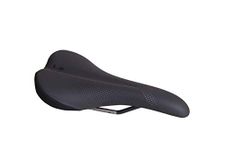 WTB Volt Bike Saddle - Comfortable Medium Thickness Padding, Contoured Shape with a Flex-Tuned Shell - Lightweight MTB Saddle for Optimal Support & Performance (Narrow Width and Titanium Rails)