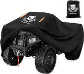 ATV Cover Heavy Duty Waterproof 420D Oxford Cloth Quad ATC 4 Wheeler Covers All Season Weather Proof Outdoor UV Protection for Kawasaki Yamaha Suzuki Honda Polaris,224Lx127Wx132H cm