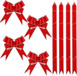 Mienocol 40pcs Pull Bows,Red Gift B