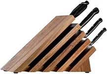 Messermeister Meridian Elite 5-Piece Next Level Block Set - Includes Chef’s, Utility, Paring Knife, Fine Steel + Knife Block