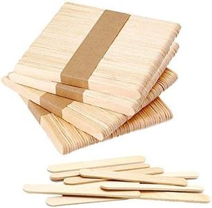 200 PCS Craft Sticks Popsicle Ice Pop Ice Cream Sticks Natural Wooden 4-1/2" Length Treat Sticks Great for DIY Craft Creative Designs