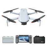 Potensic Atom 2 Fly More Combo with RC PTD 1, Drone with Camera for Adults 4K Video, 8K Photo, ＜249g, 10KM Transmission, AI Track, Vertical Shooting, AI Night Shot, QuickShots (96-Min Flight)