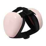 derYEP DHP05 Dog Earmuffs for Hearing Protection 29dB NRR Ear Muffs Noise Protection Calm and Sleep (Large, Pink)