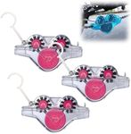 INDIGO WHALES Bike Chain Scrubber, Bicycle Chain Cleaner Tool with 3D Rotating Brushes, Heavy Duty ABS Drivetrain Washer for Road, Mountain, & Hybrid Bikes, Cycling Maintenance Accessories (D)