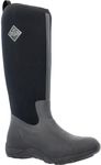 Muck Boot Muck Arctic Adventure Tall Rubber Women's Winter Boots, 7 M US, Black/Black