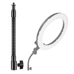 Neewer® 10"/25cm Metal Flexible Tube Arm for LED Video Lights,Ring Flash Light and Other Photography Accessories with 1/4" Screw Thread