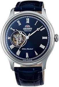 Orient Open Heart Automatic Blue Dial Mens Watch FAG00004D0