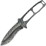 Bear Ops - FIXED - 2.875" - Drop Point - Damascus Steel - Very Lightweight - CC-400-LD