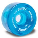 Sure-Grip Fame Artistic Indoor Wheels (Clear Teal)