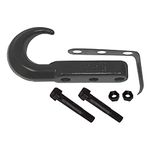 Rugged Ridge 11236.02 Black Universal Front Tow Hook