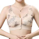 Neellohit Women's Polyester No Ring Anti Sag Big Breast New Moms Padded Front Open Feeding Bra Maternity Baby Nursing Skin