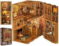 Cutefun Book Nook Kit,3D Wooden Puz