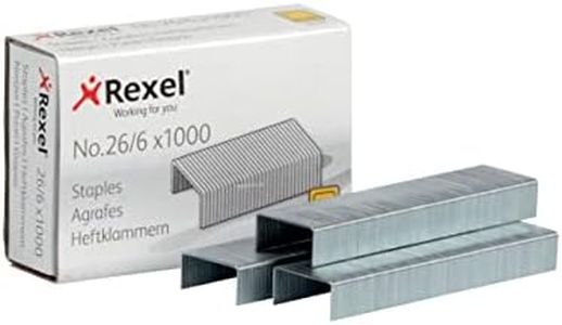 REXEL(R) 6131 Staples No 56 (26/6) Box 1000, White