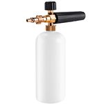 Stone Banks Snow Foam Lance Compatible with LAVOR/Parkside/Spear and Jackson Pressure Washer,Car Washer Sprayer Soap Nozzle Foam Cannon, Adjustable Sprayer Soap Dispenser Bottle 1L