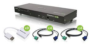 IOGEAR 8-Port Kvm Supports Vga & Dp