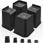 USION Bed Risers 6 inch Heavy Duty 