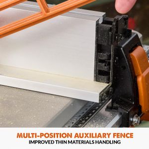 Evolution R255TBL Table Saw – 255mm Blade, Powerful Wood Cutting