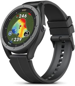 Voice Caddie T11 LT GPS Golf Watch LCD Display w/Green Undulation, Slope Mode 40K+ Preinstalled Courses, Course View, Practice Tempo Mode, Putt View 1.2" Color Touchscreen, Auto Score Record, No Fees
