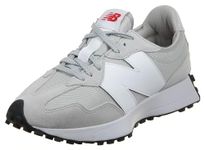 New Balance Mens 327 Trainers Runners LightGrey/White 12.5 (47.5)