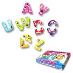 Magnetic Alphabet Puzzle for Kids, 26 Break-Apart Foam Letters with Matching Words, Fun Educational Learning Toy for Children