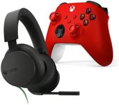 Xbox Wireless Controller – Pulse Red + Xbox Stereo Headset