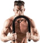 Zenooze's Power Twister Flex Bar, The Ultimate Upper Body Exercise Equipment for Strengthening Your Chest Workout, Shoulders,Biceps, Arms, Forearm Strengthener, Resorte para Hacer Ejercicio