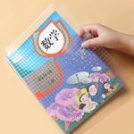 Parssufy Transparent Paper Sticker Book Cover Film Clear Matte for Craft 10Pcs,Waterproof School Textbook Protective Case Cover Can Be Cut Self-Adhesive Book Cover (47 × 34 cm, A-4 Size) (10)