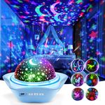 One Fire Night Light Kids,96 Lighting Modes Star Projector Lights for Bedroom, 360°Rotating+6 Films Baby Night Light Projector,Rechargeable Sensory Lights for Room Decor,Star Projector Kids Baby Gifts