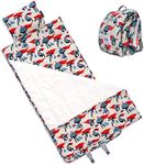 Urban Infant Bulkie Toddler Nap Mat - Sleep Mat for Kids Daycare and Preschool - Folds Up to Carry on Back - Superhero