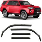 Voron Glass in-Channel Extra Durable Rain Guards for Toyota 4Runner 2010-2024, Window Deflectors, Vent Window Visors, 4 Pieces - 200339