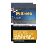 Filtrete Odor Defense Carbon Prefilter for Air Purifier, 2-Pack, Cut to fit most air purifiers