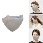 YNR Face Mask Washable Breathable Reusable Adult Mouth Protection Cover Shield Design Country (Beige Antibacterial)