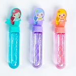 Toyseum 24 x Mermaid Bubbles for Mermaid Party Bags Fillers, Ideal for Your Girls Themed Mermaid Party Bags, Mermaid Bubbles For Kids Party Bags, Pack of 24 (3 design variations)