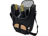 Insulated Wine Carrier Bag, Holds 2