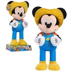 Disney Farmer Mickey Feature Plush, Kids Toys for Ages 3 Up, Gifts and Presents