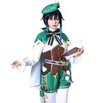 NSPSTT Genshin Impact Venti Cosplay Costume Game Halloween Outfit L