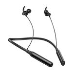 Tunifi Loko Neckband Bluetooth Earphones Upto 40Hr Playbtime with Bluetooth v5.2 Technology, Advanced Audio Features, HD Voice, Prefect Fit Premium Neck Band (Black)