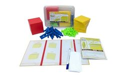 StepsToDo 131 Pieces Multiclour Base Ten Blocks Kit with Place Value Mats and Activity Instruction Book. Teaching Aid. Build Solid Foundation of Number Sense and Place Value. Place Value Blocks.